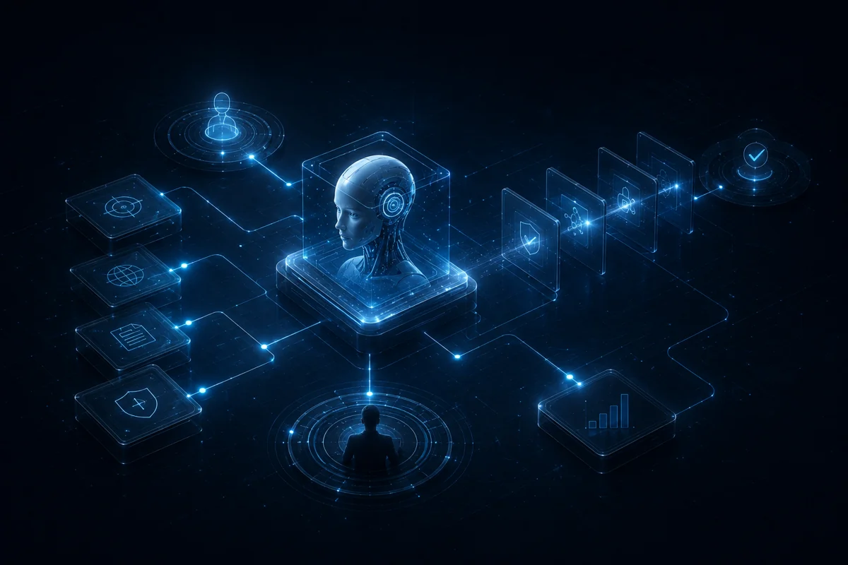 AI agent canvas visual